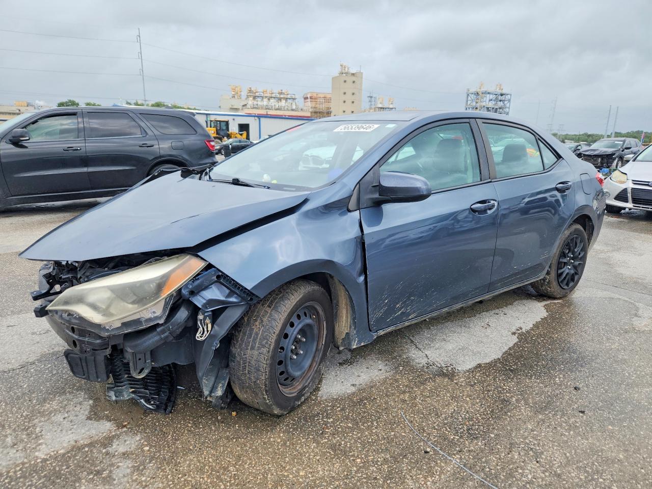 2014 Toyota Corolla LE, VIN 2T1BURHEXEC012820 — Front end