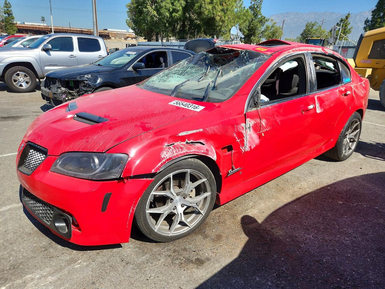 2008 Pontiac G8, VIN 6G2ER57738L131209 — Rollover