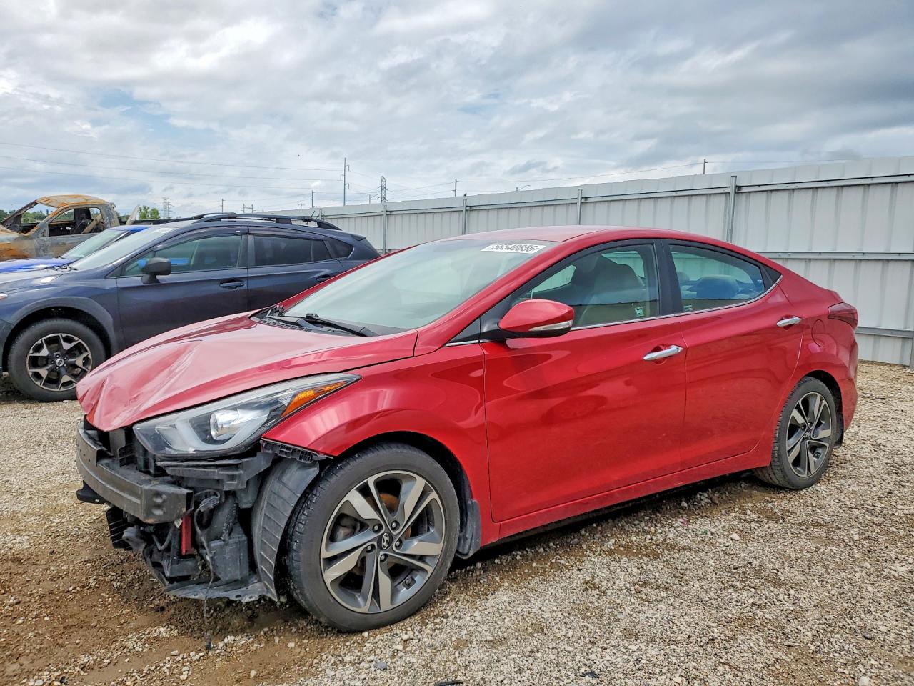 2015 Hyundai Elantra SE, VIN KMHDH4AE0FU393703 — Front end