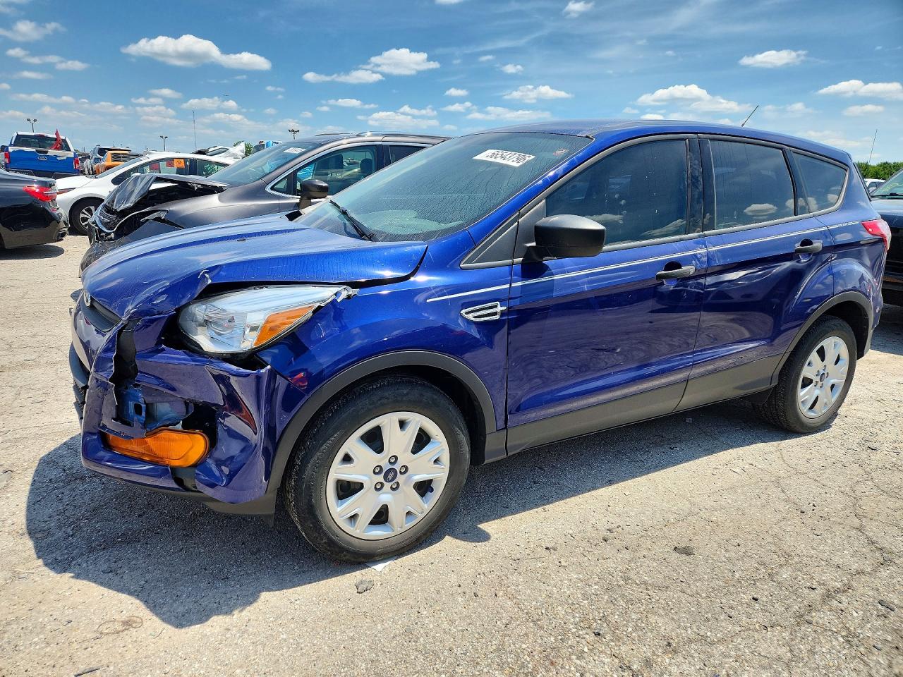 2013 Ford Escape S, VIN 1FMCU0F74DUA20588 — Rear end