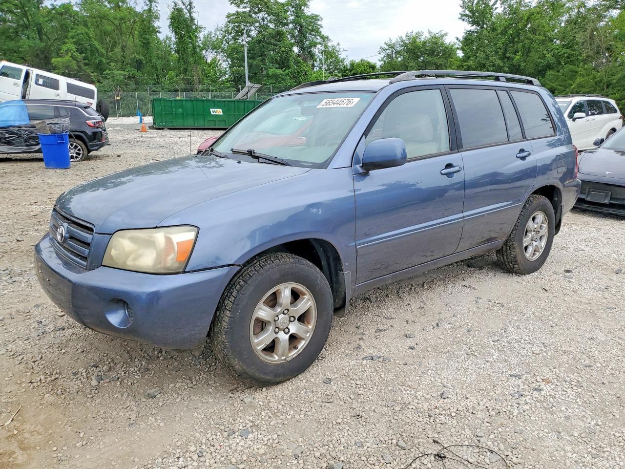 2004 Toyota Highlander Limited, VIN JTEEP21A040025616 — Missing or altered VIN