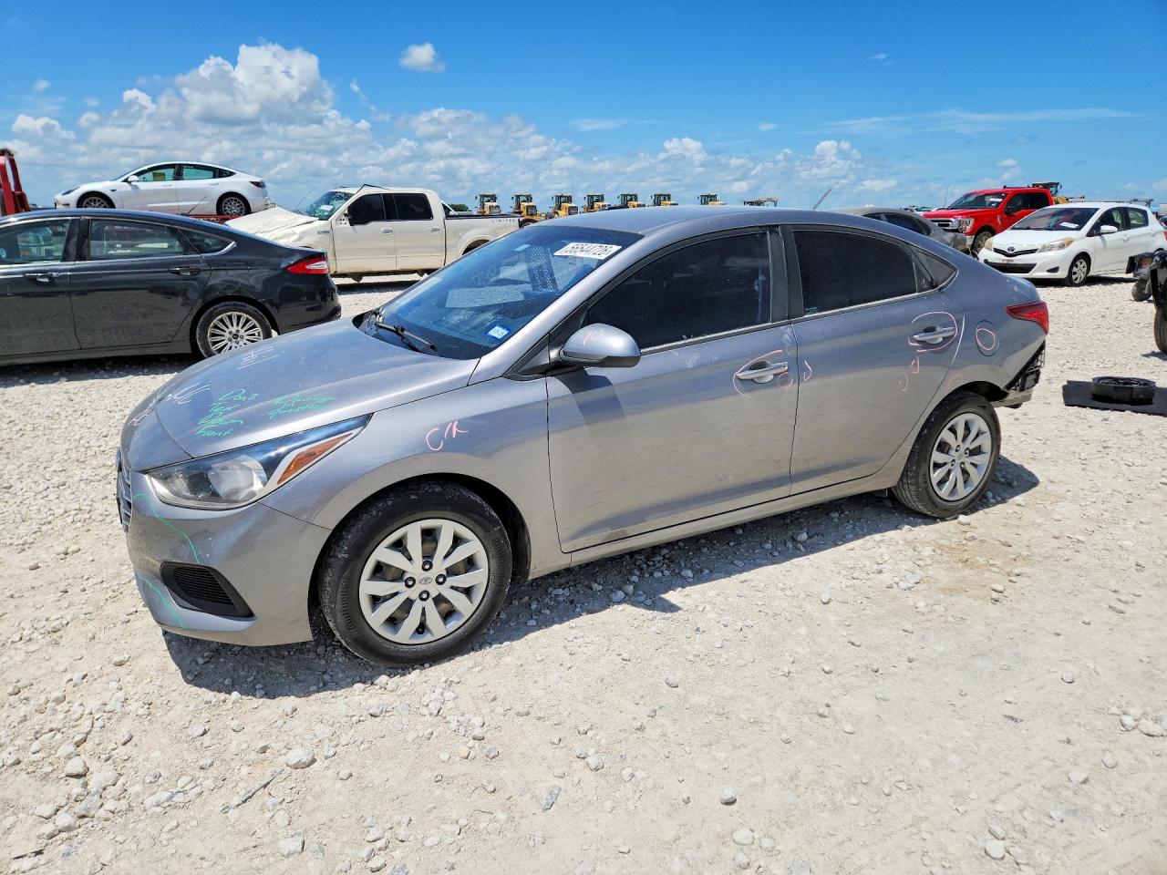 2022 Hyundai Accent SE, VIN 3KPC24A62NE186236 — Rear end