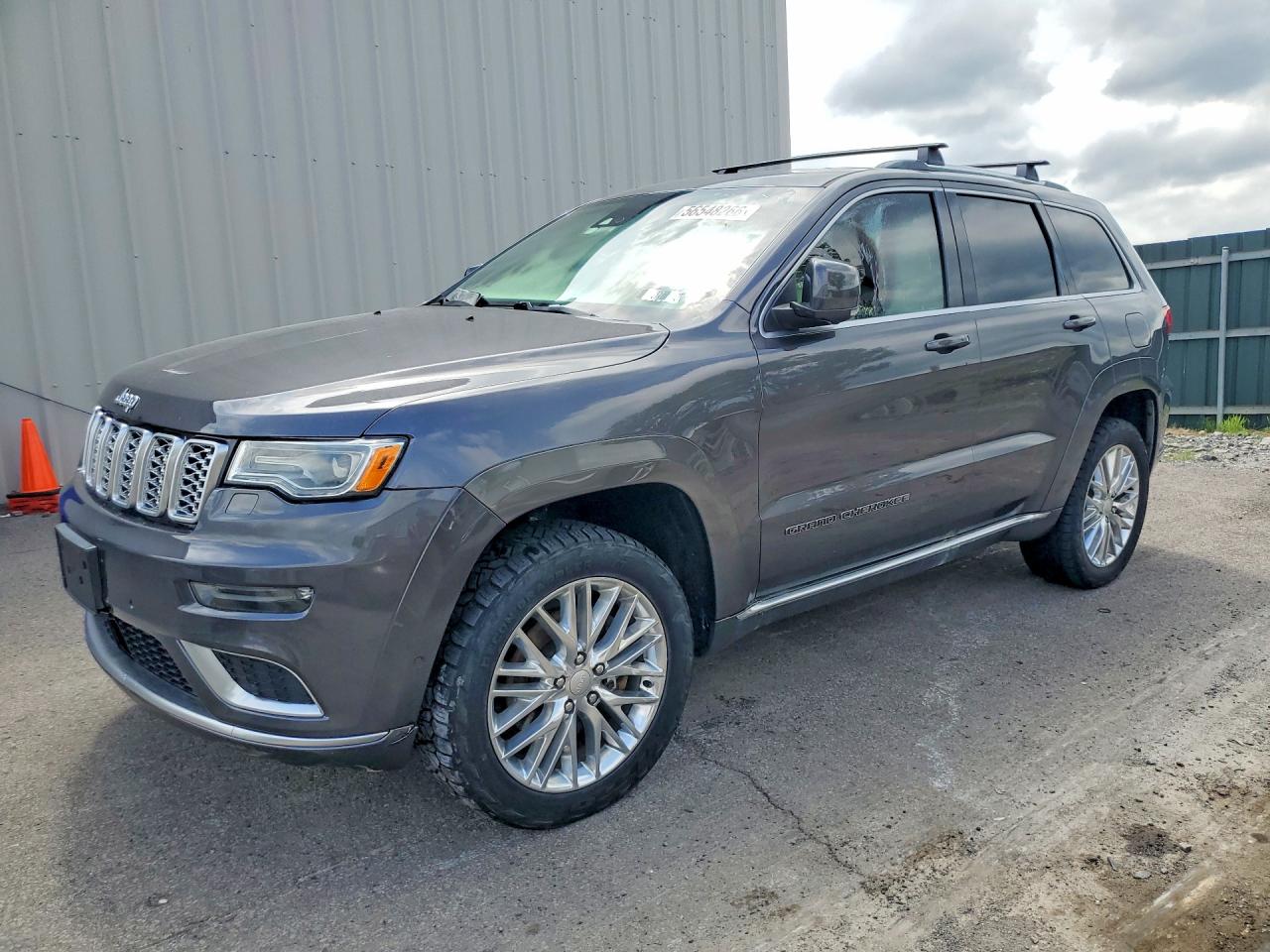 2018 Jeep Grand Cherokee Summit, VIN 1C4RJFJT0JC218813 — Interior fire