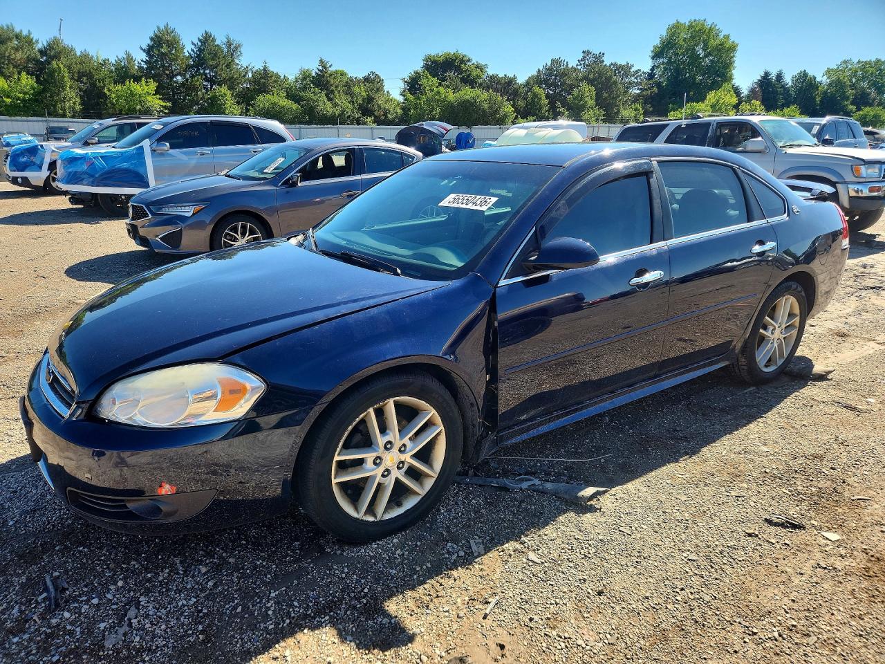 2009 Chevrolet Impala LTZ, VIN 2G1WU57M191174321 — Rear end