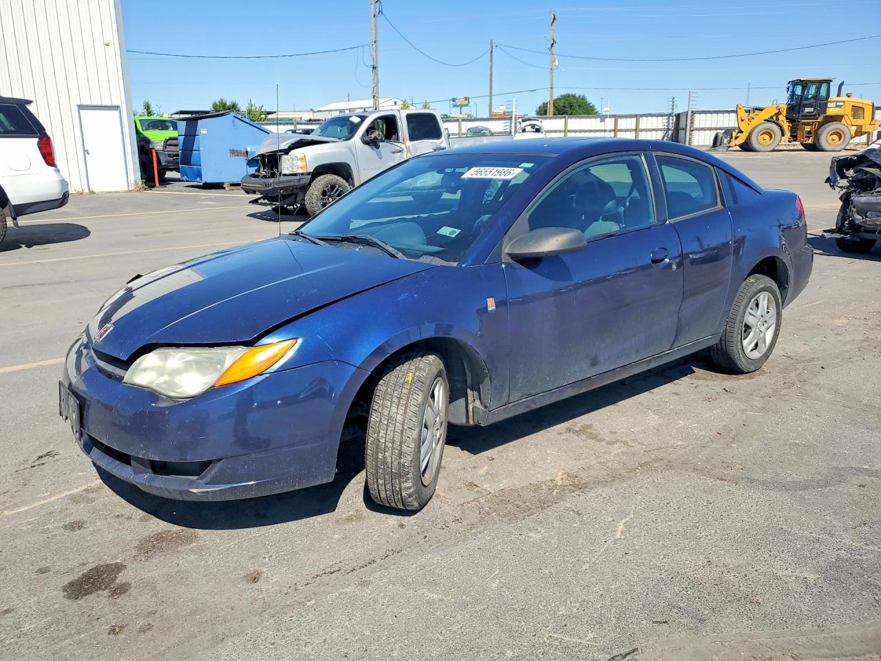 2007 Saturn ION ION 2, VIN 1G8AM18F37Z170165 — Front end
