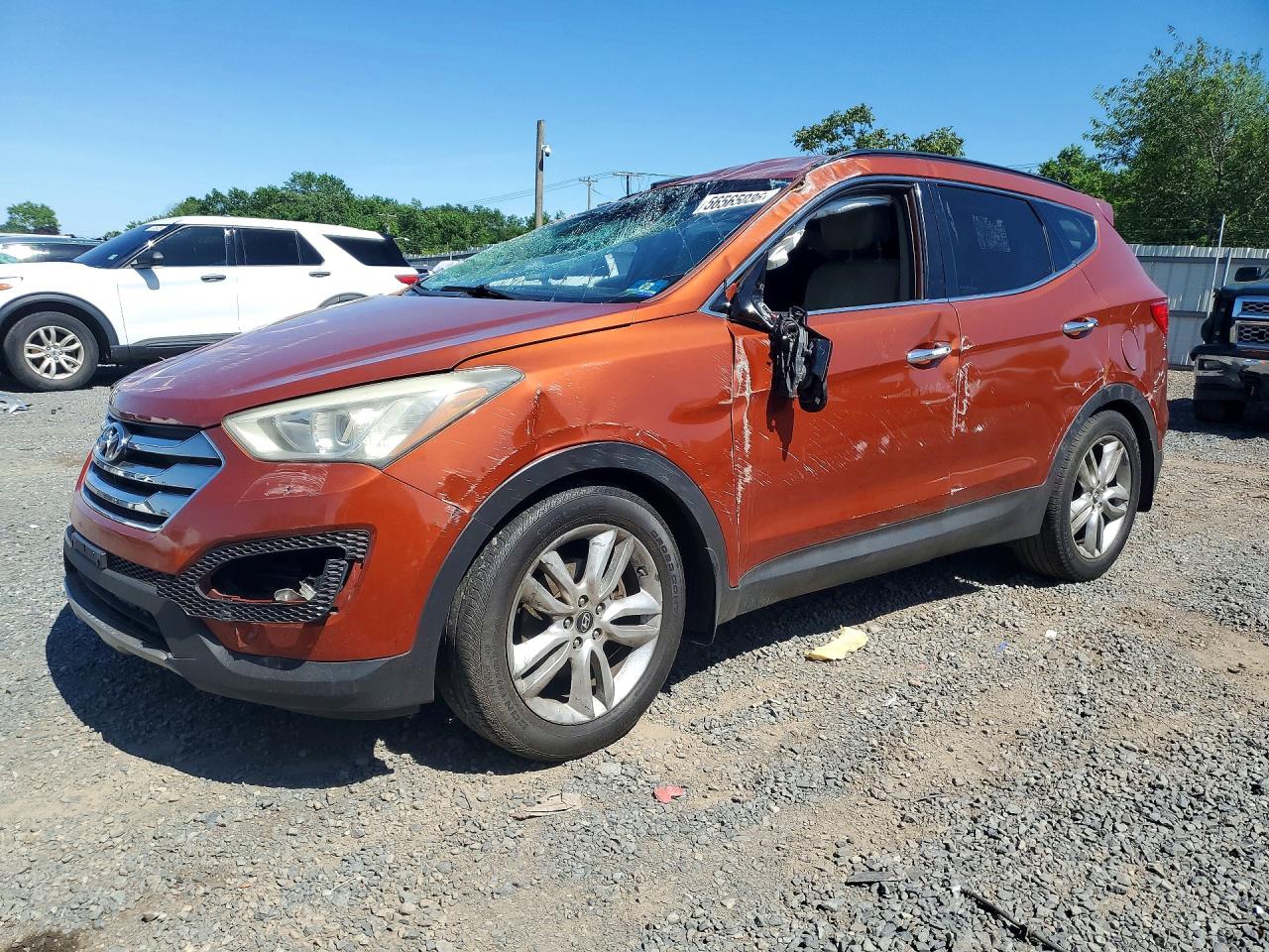 2013 Hyundai Santa Fe Sport, VIN 5XYZU3LA2DG047239 — Rollover
