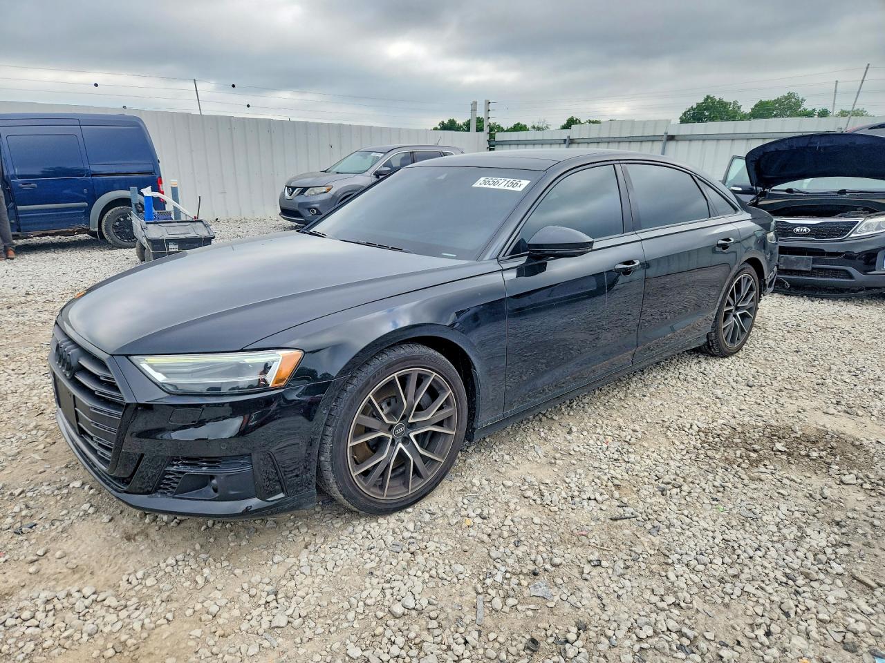 2020 Audi A8, VIN WAU8EAF86LN012410 — Rear end