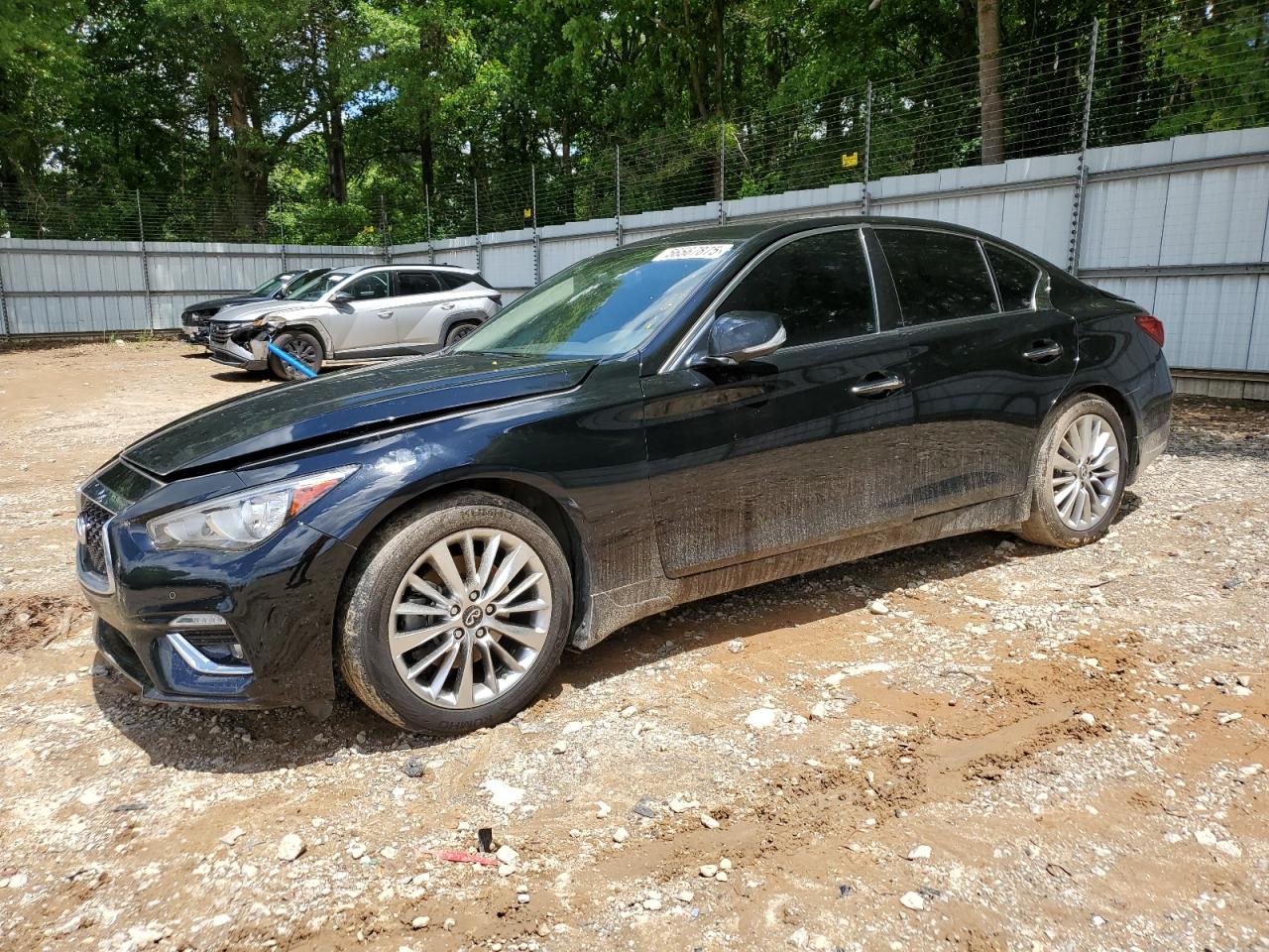 2021 Infiniti Q50 Luxe, VIN JN1EV7BP2MM704860 — Rear end