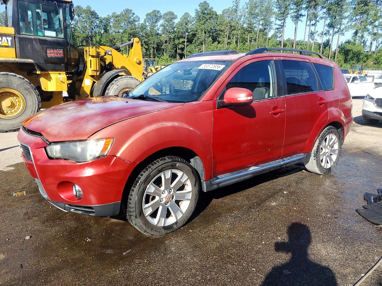 2010 Mitsubishi Outlander SE, VIN JA4JT3AW1AZ017879 — Перед
