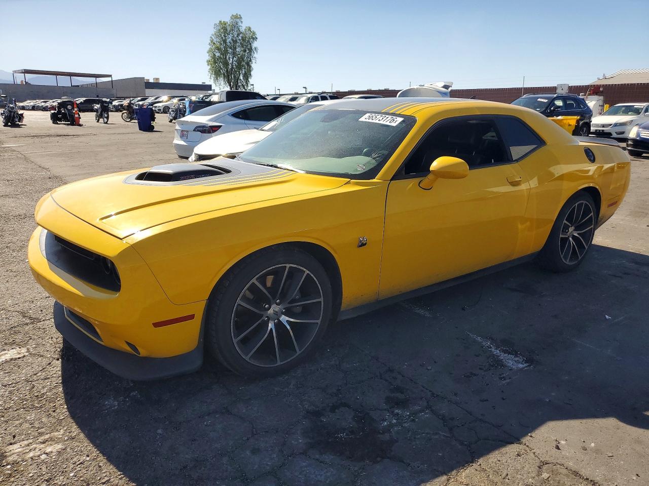 2017 Dodge Challenger 392 Hemi Scat Pack Shaker, VIN 2C3CDZFJ3HH502163 — Vandalism