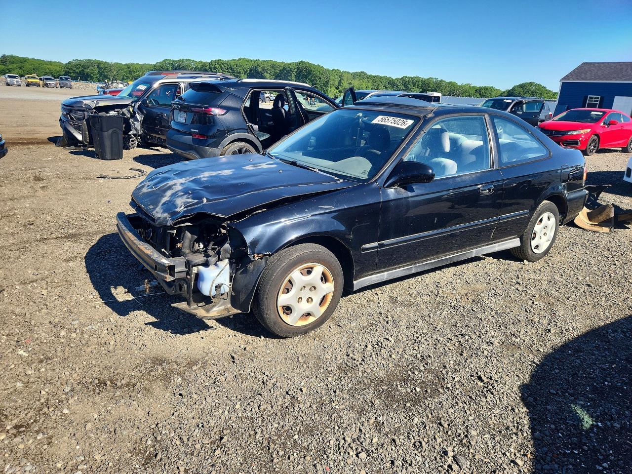 1998 Honda Civic EX, VIN 1HGEJ824XWL048695 — Перед