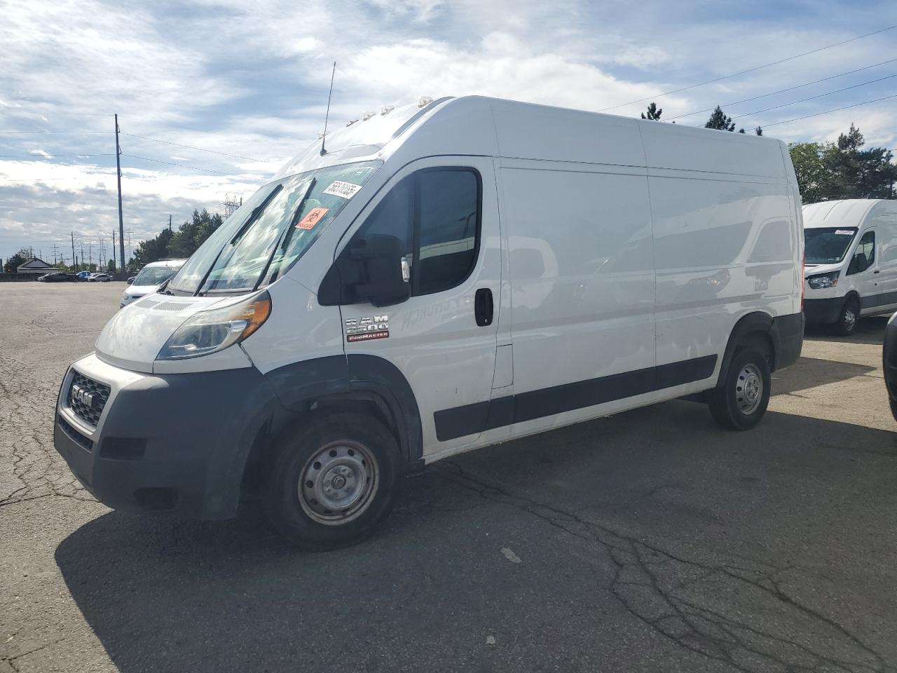 2021 Ram ProMaster Cargo, VIN 3C6LRVDG1ME517352 — Biohazard / chemical