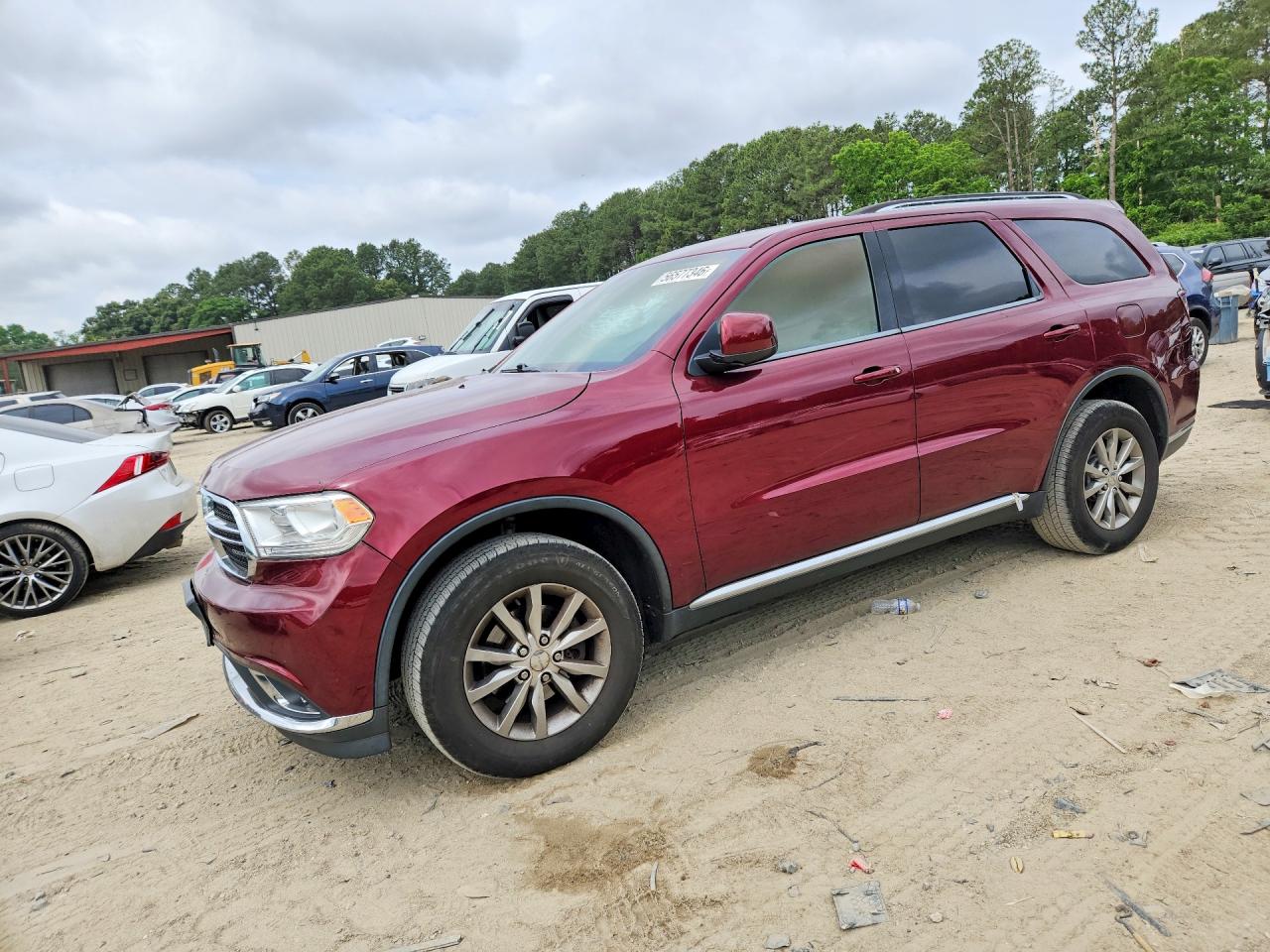 2017 Dodge Durango SXT, VIN 1C4RDJAG9HC630168 — Burn