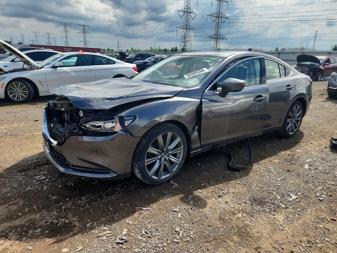 2019 Mazda 6 Grand Touring, VIN JM1GL1TY2K1504270 — Перед