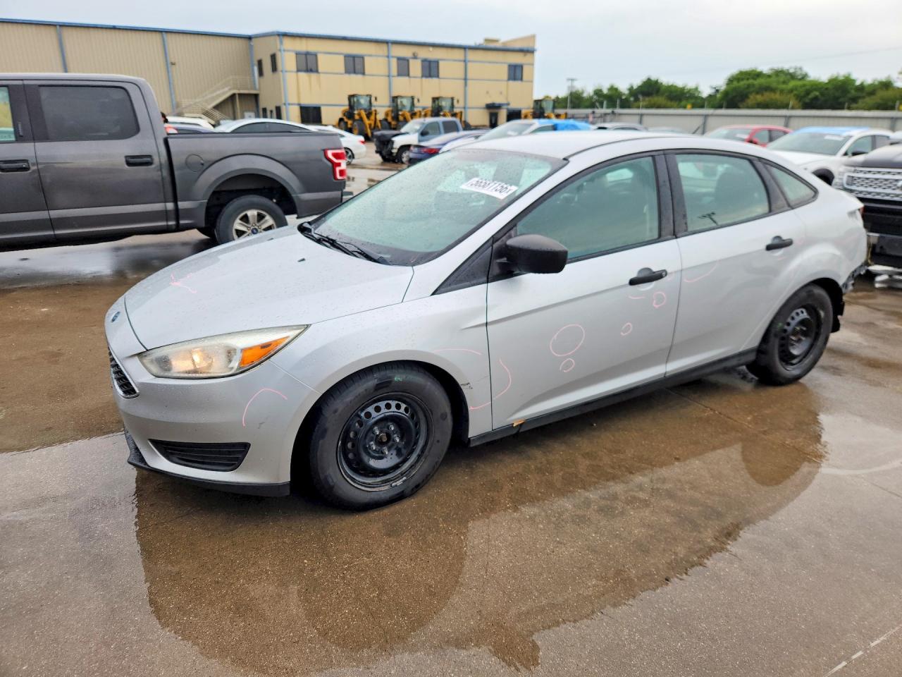 2016 Ford Focus S, VIN 1FADP3E28GL361743 — Rear end