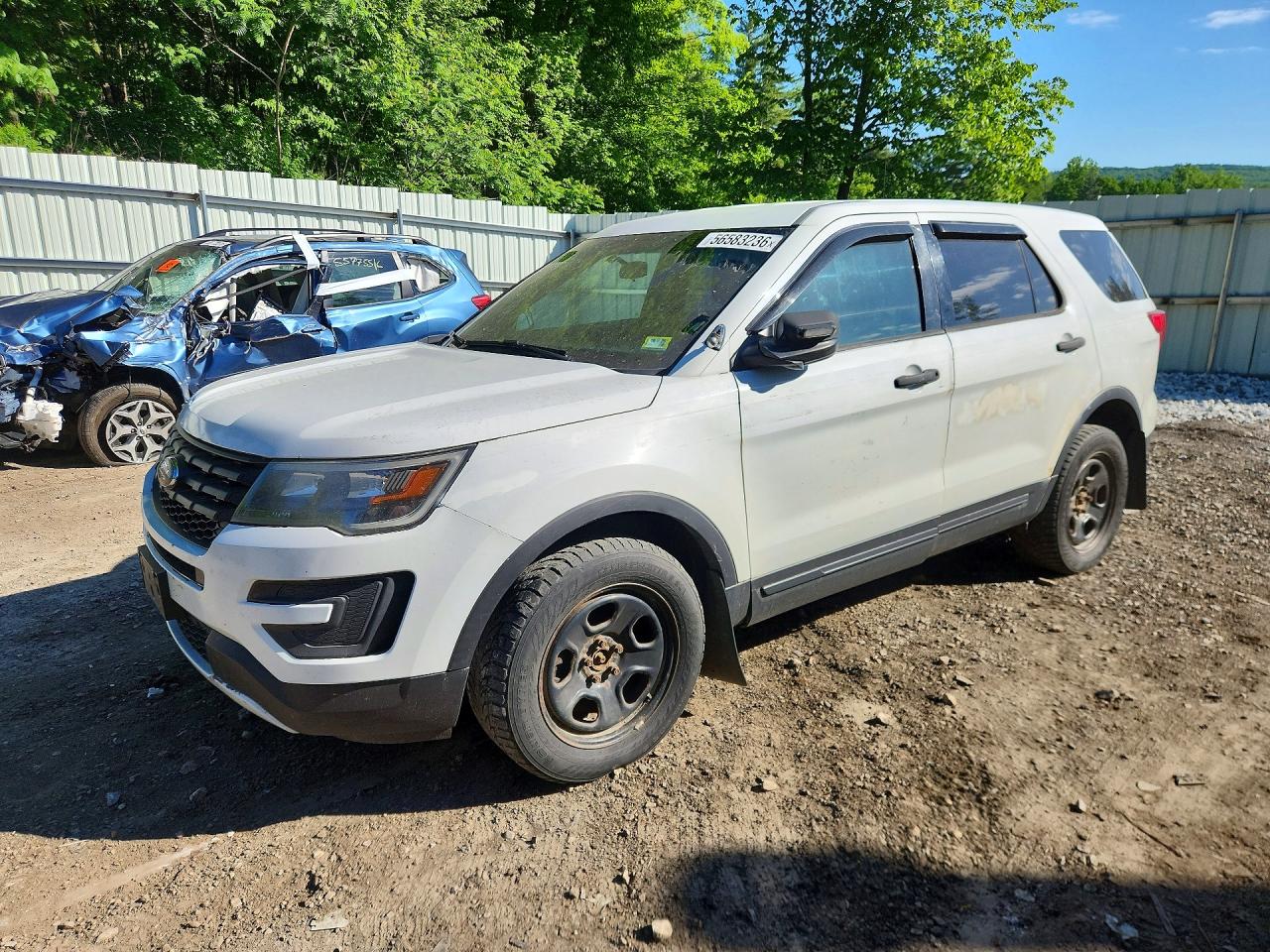 2016 Ford Police Interceptor Utility, VIN 1FM5K8AR9GGA36732 — Зад