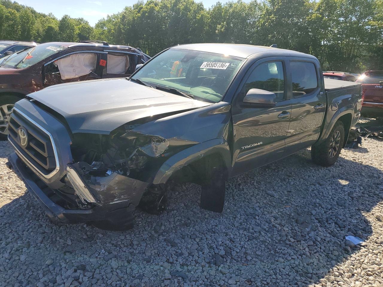 2021 Toyota Tacoma SR, VIN 3TMCZ5AN8MM437886 — Front end