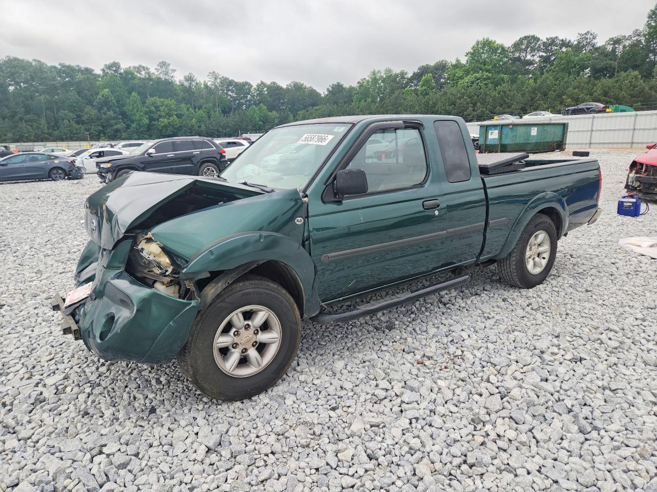 2002 Nissan Frontier XE, VIN 1N6DD26S42C311682 — Front end