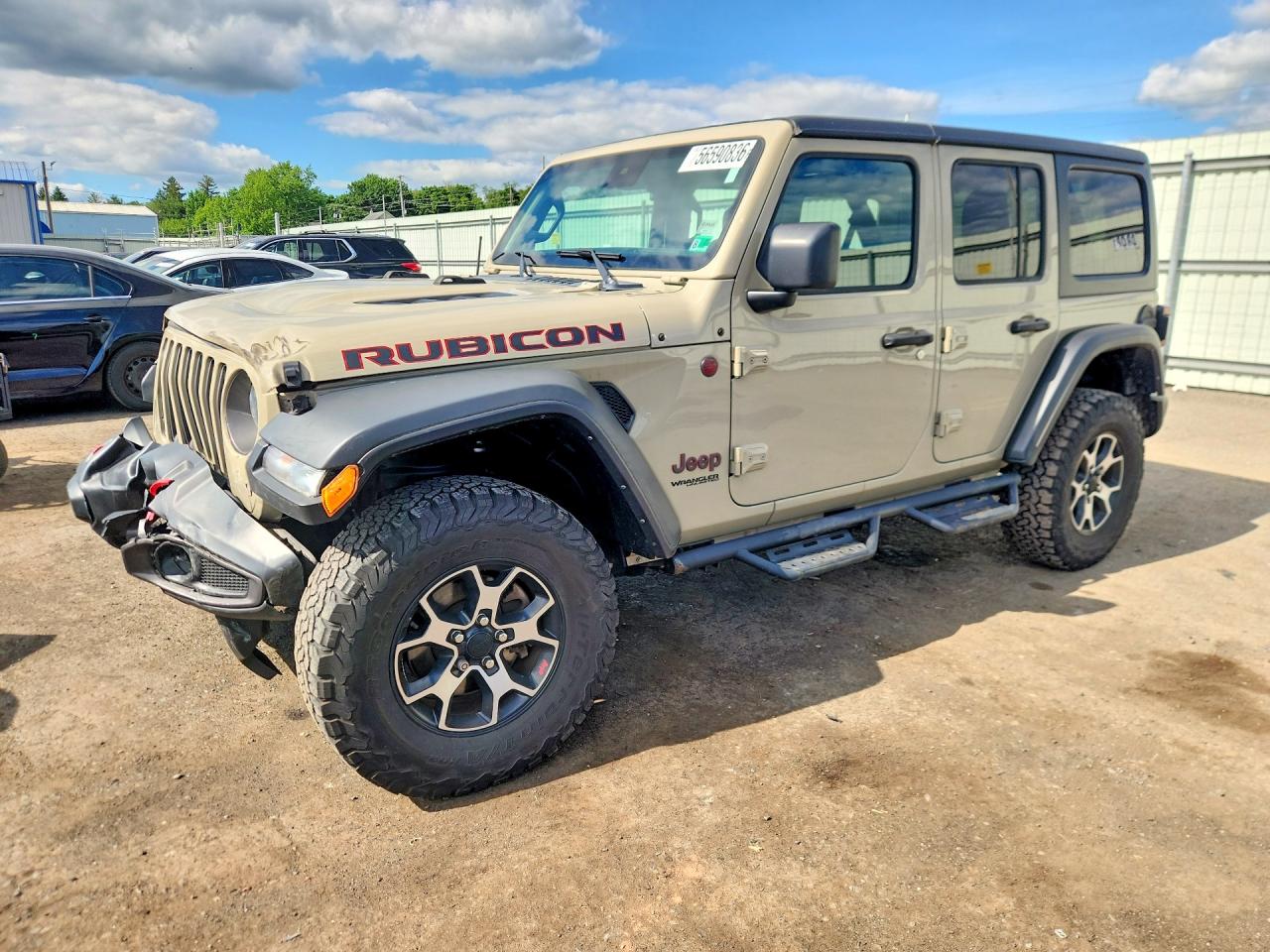 2022 Jeep Wrangler Unlimited Rubicon, VIN 1C4HJXFG6NW234127 — Front end