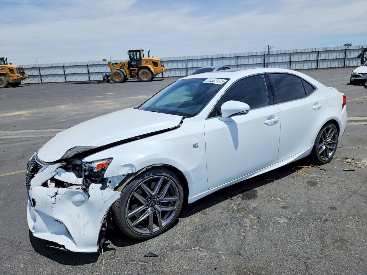 2016 Lexus IS 200t, VIN JTHBA1D25G5037001 — Front end