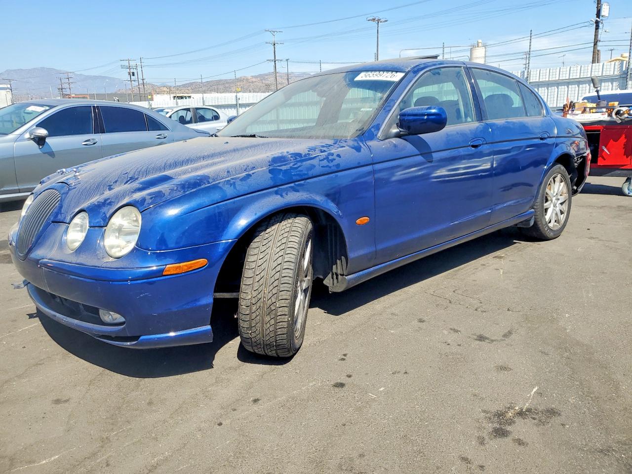 2002 Jaguar S-Type Sport, VIN SAJDA03P02GM39380 — Front end