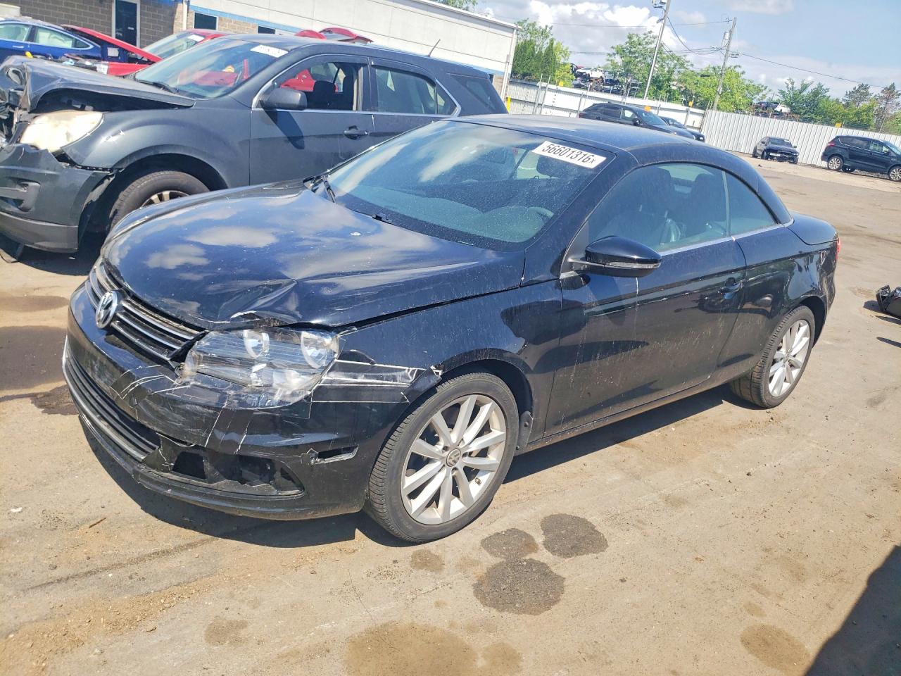 2012 Volkswagen Eos Komfort, VIN WVWBW7AH7CV012447 — Front end