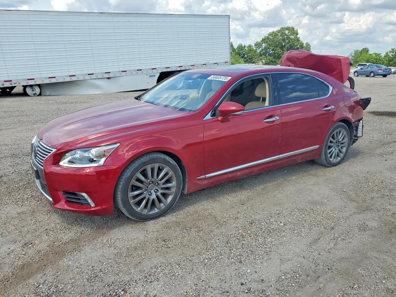 2017 Lexus LS LS 460 L, VIN JTHGL5EF8H5057933 — Rear end