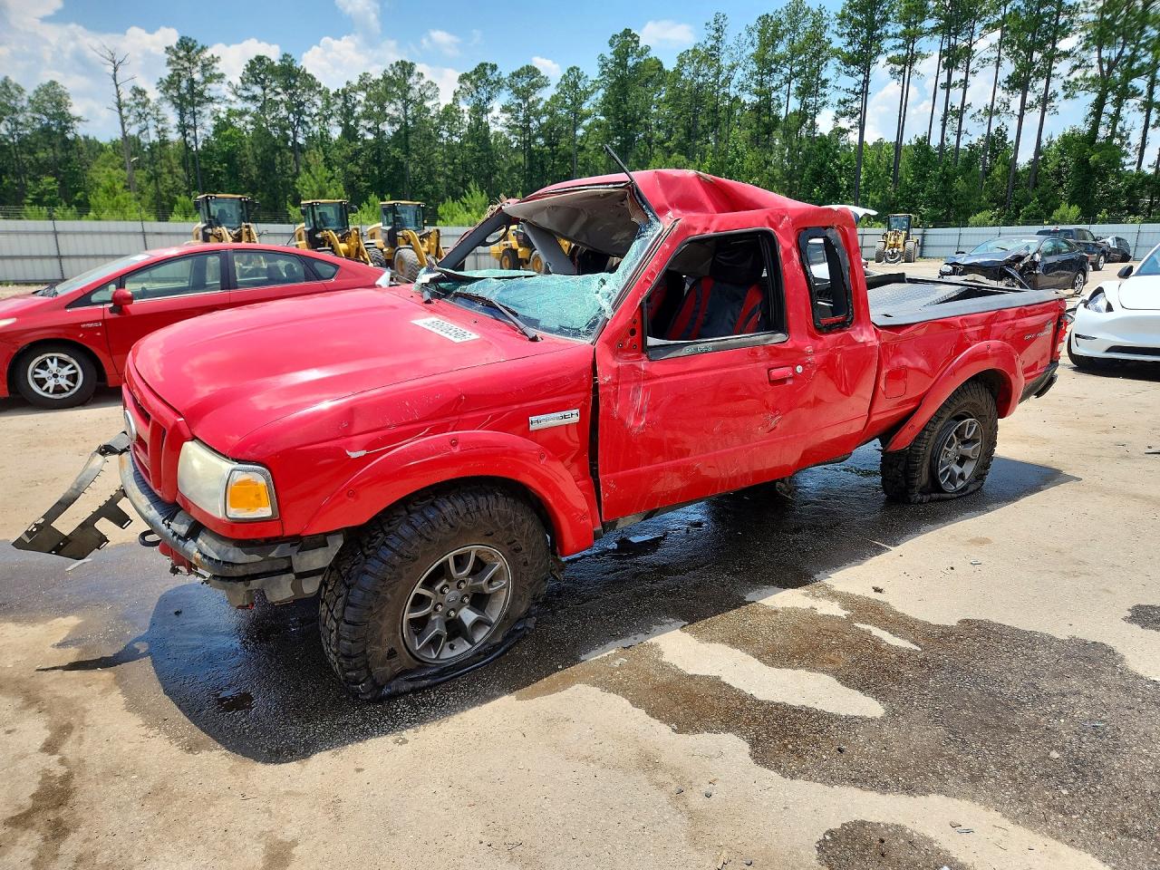 2010 Ford Ranger XLT, VIN 1FTLR4FE9APA33889 — Опрокидывание