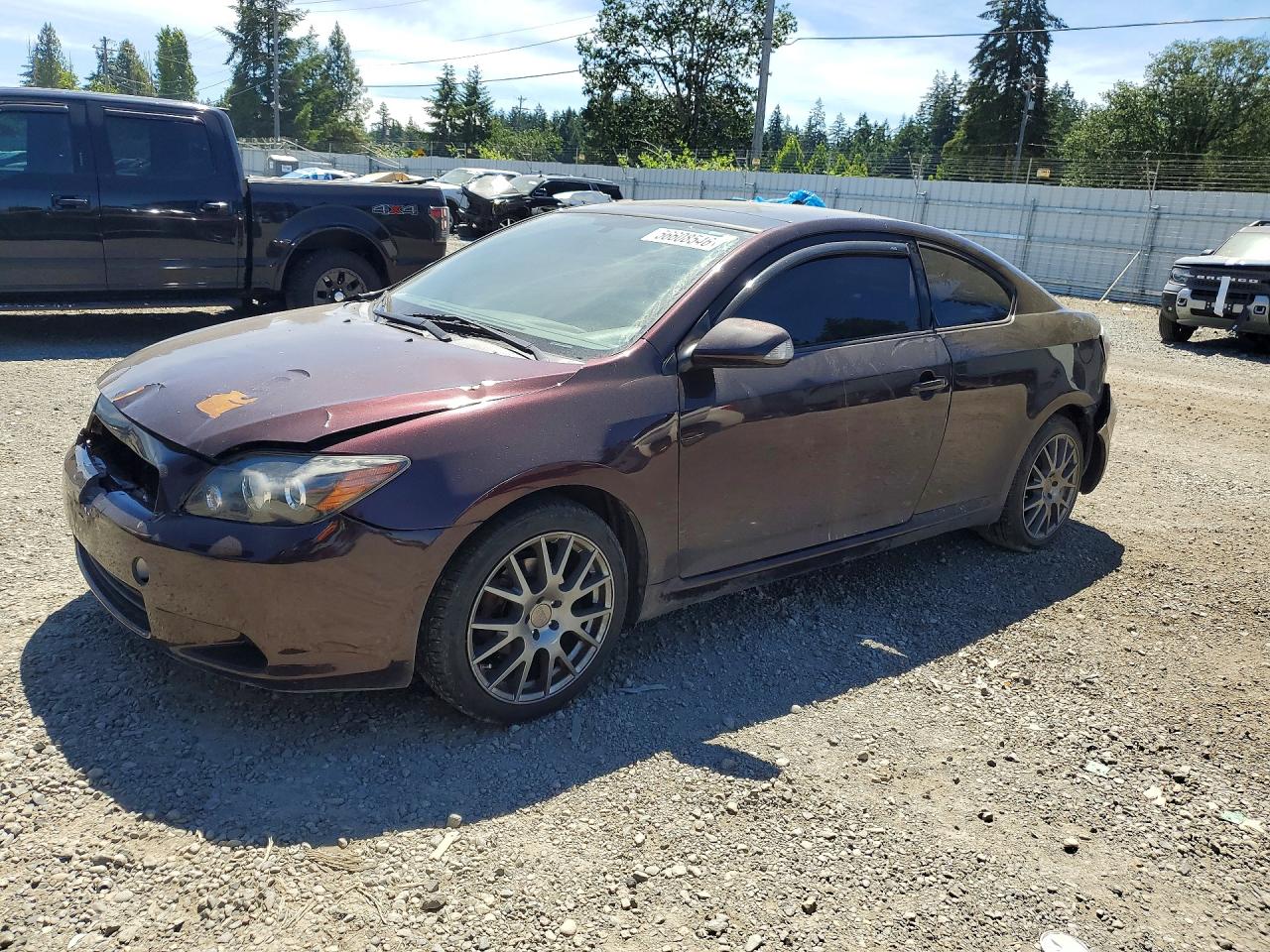 2009 Scion tC, VIN JTKDE167090298164 — Зад