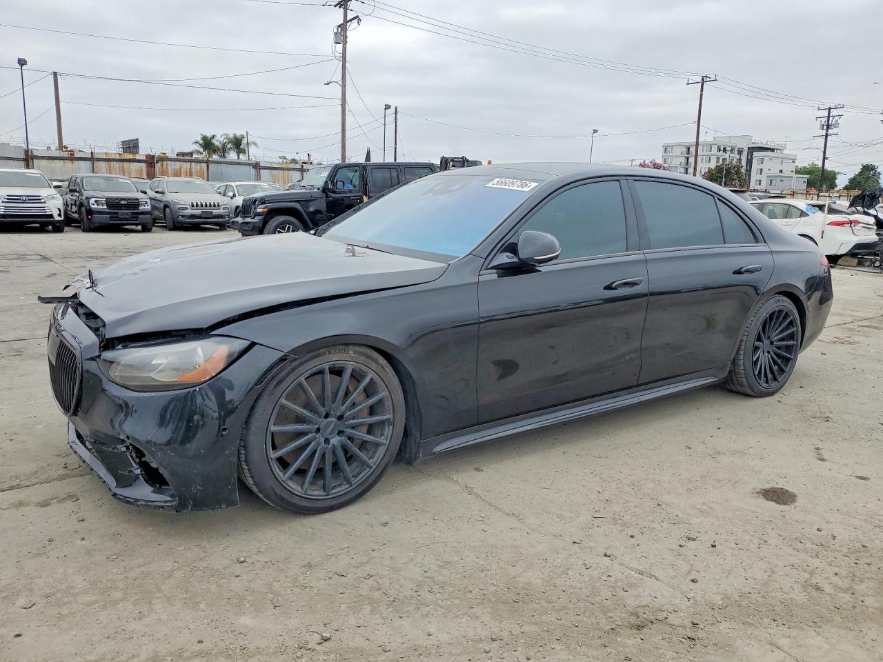 2021 Mercedes-Benz S 580, VIN W1K6G7GB1MA035044 — Front end