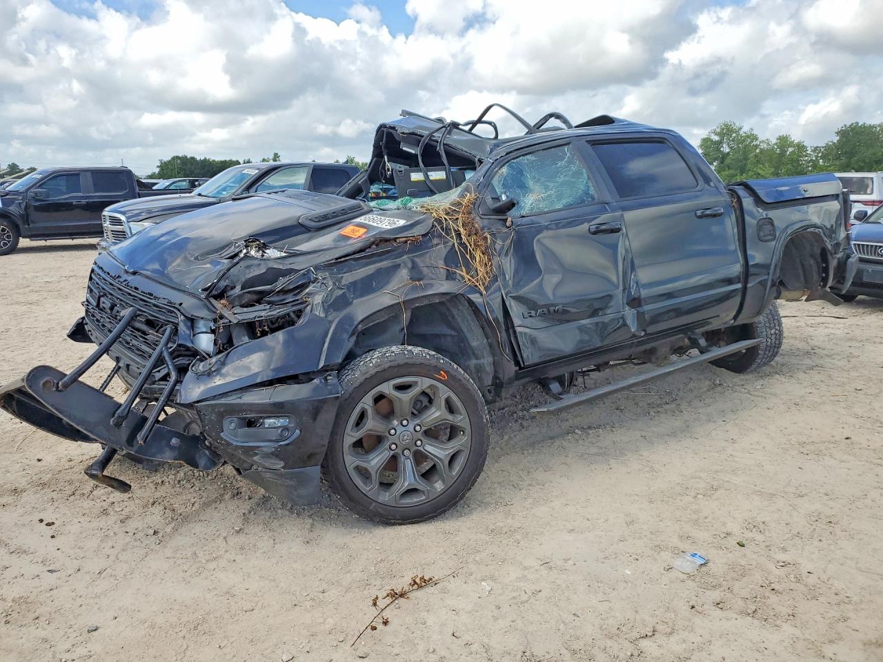 2020 Ram 1500 Limited, VIN 1C6SRFHT6LN187615 — Rollover