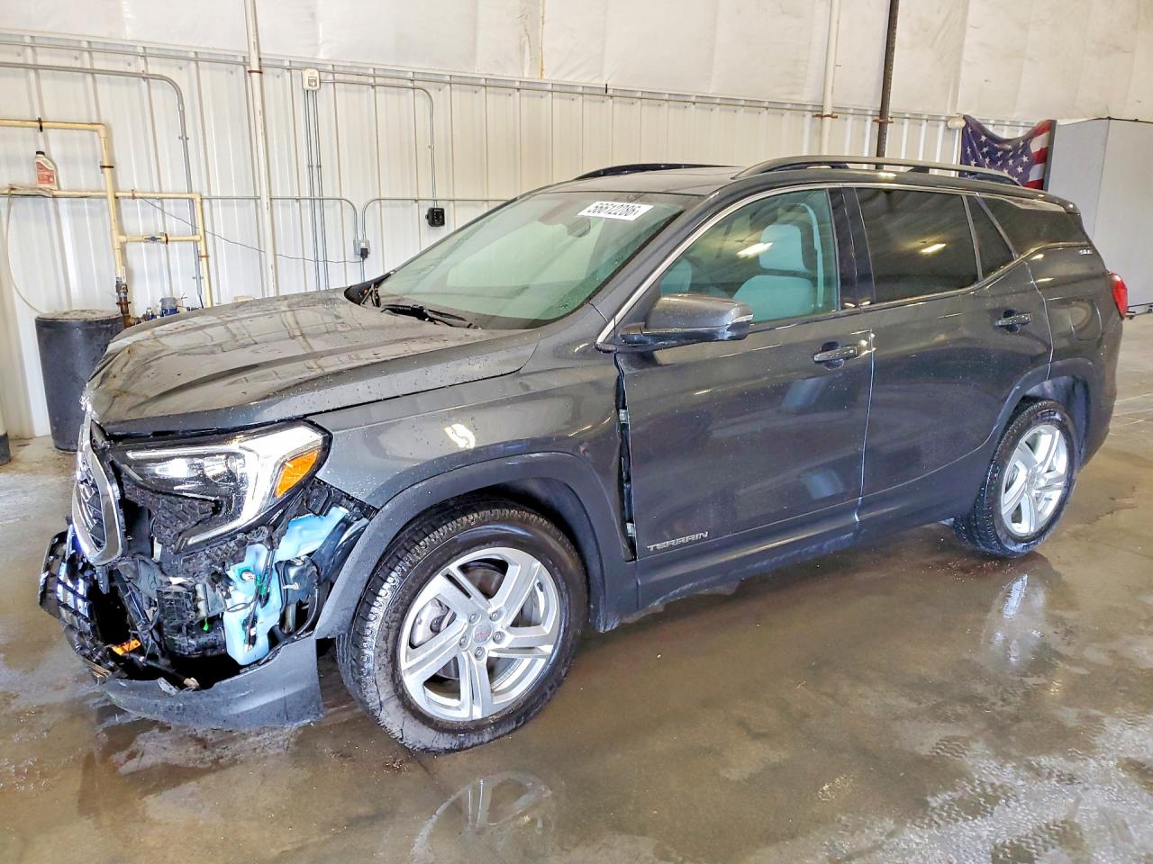 2019 GMC Terrain SLE, VIN 3GKALTEX6KL277636 — Front end