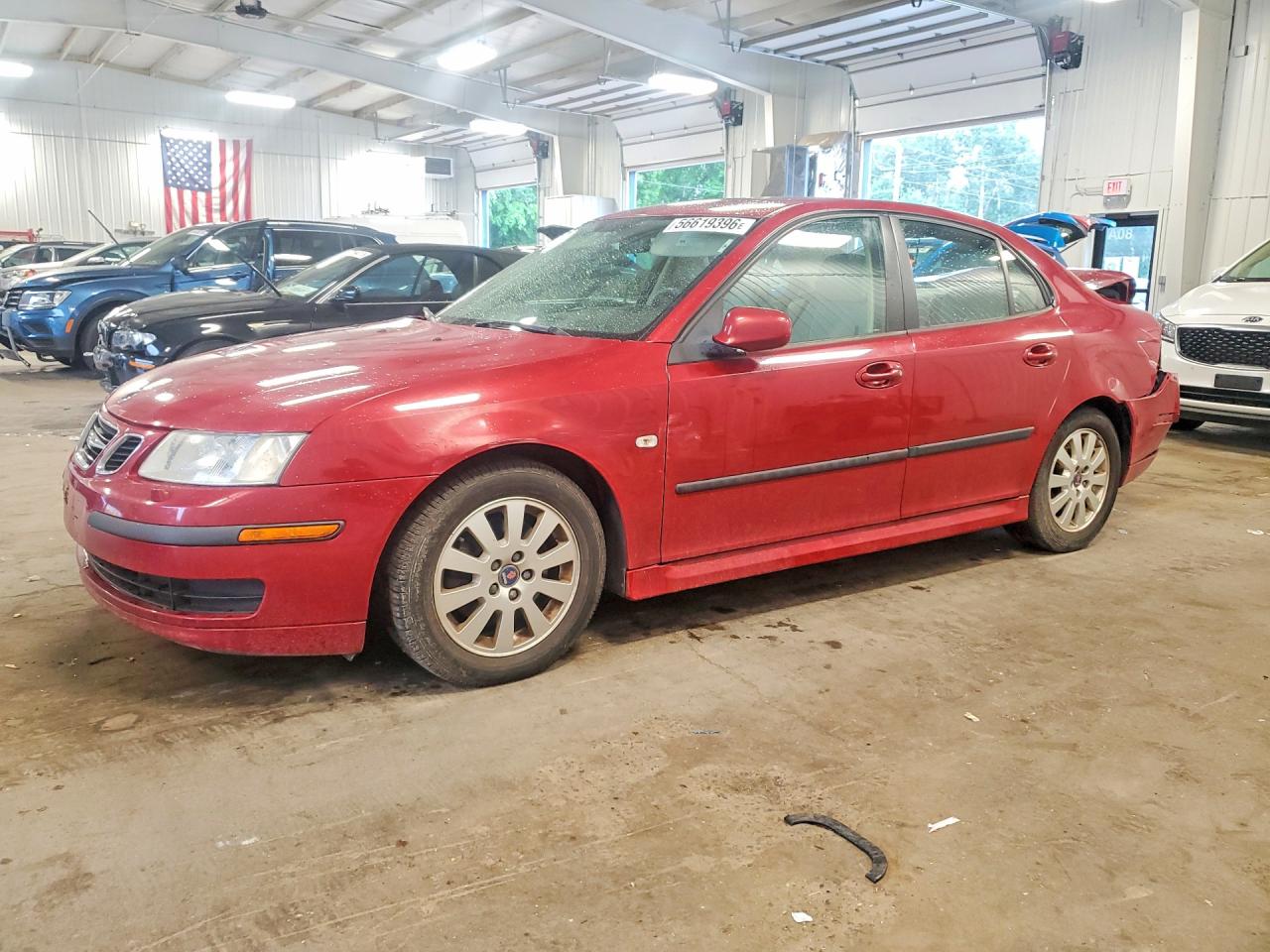 2006 Saab 9-3, VIN YS3FD49Y761026279 — Rear end