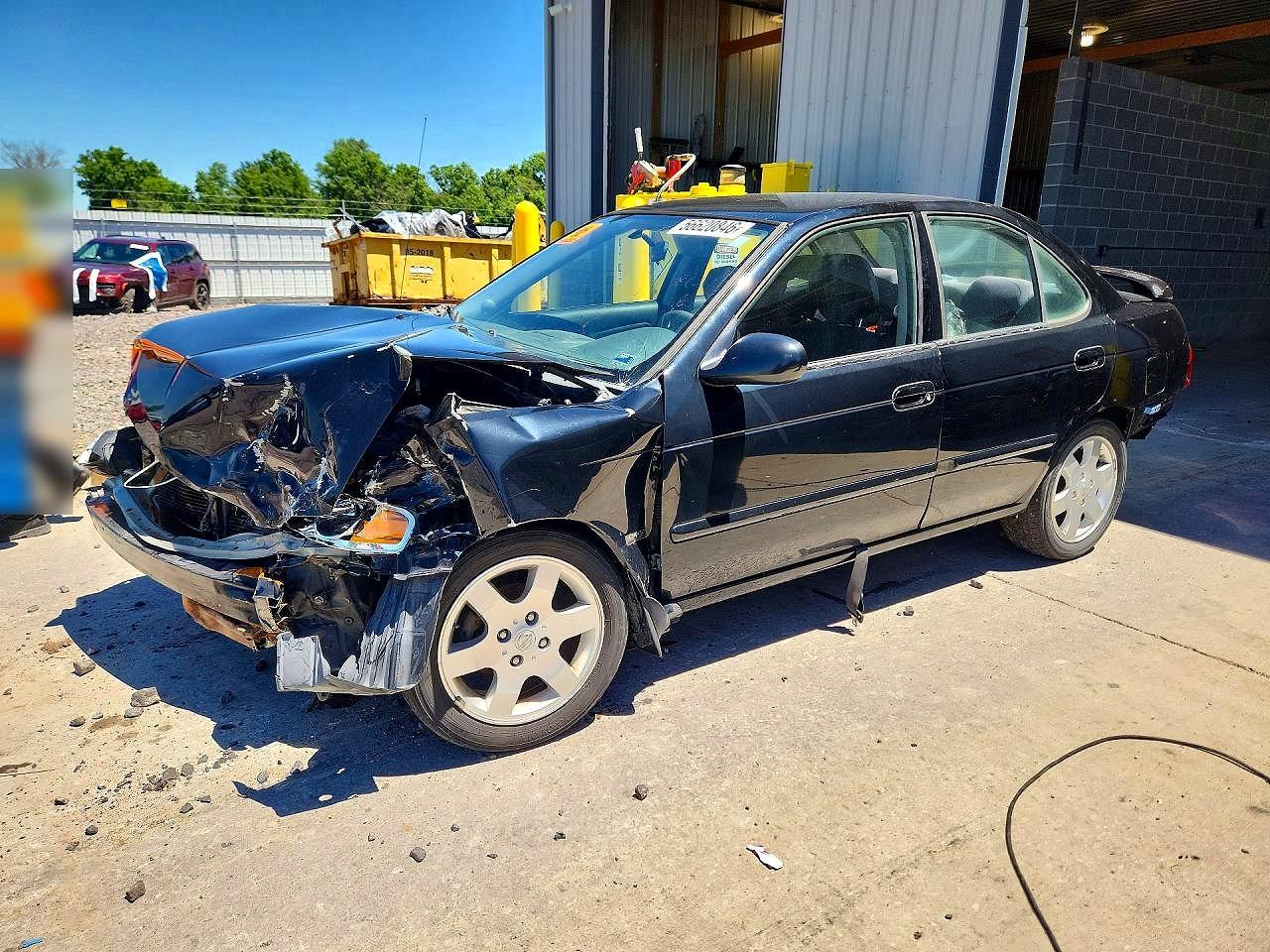 2005 Nissan Sentra S, VIN 3N1CB51D95L570629 — Перед