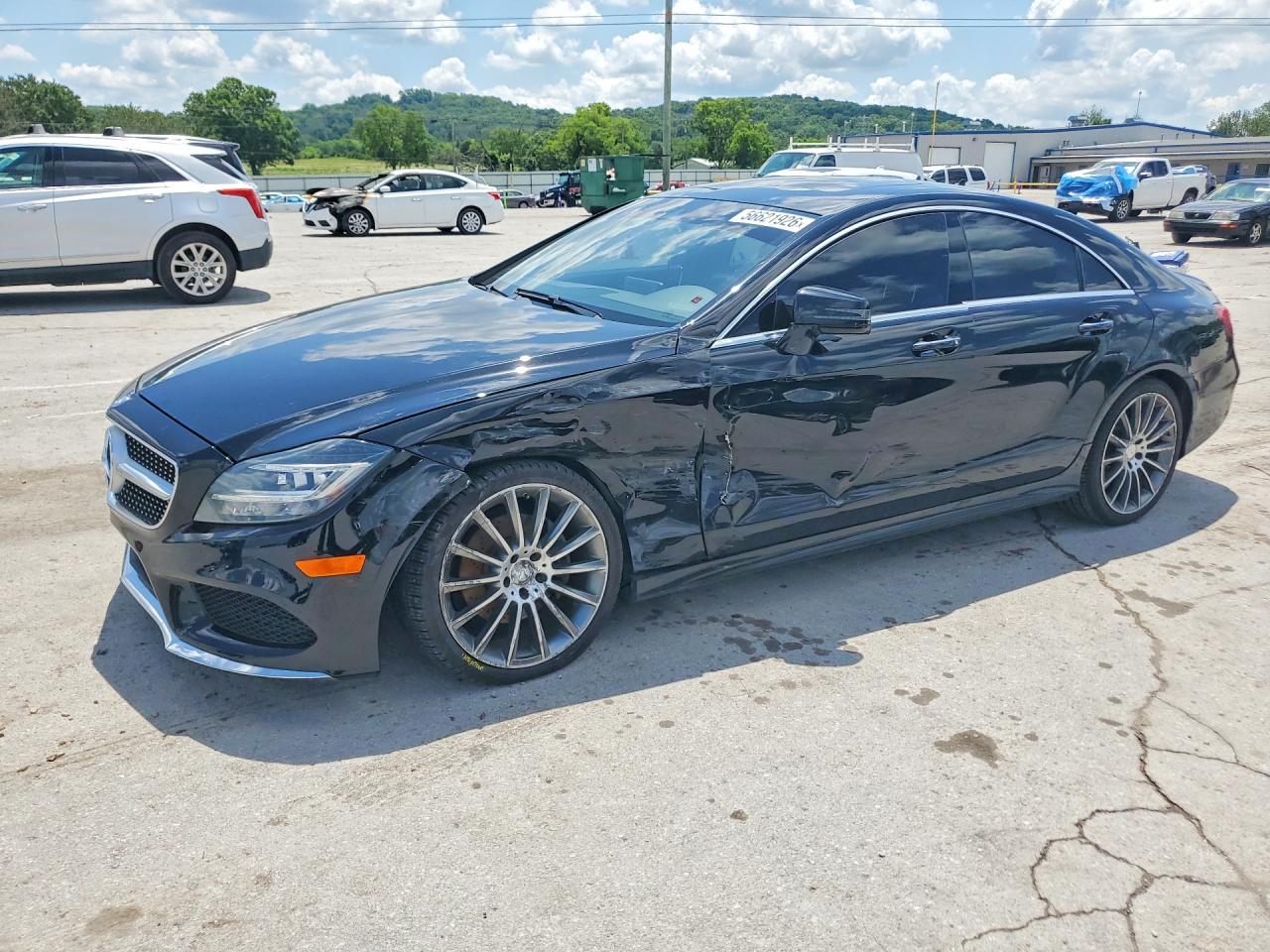 2015 Mercedes-Benz CLS 400, VIN WDDLJ6HB4FA148499 — Front end