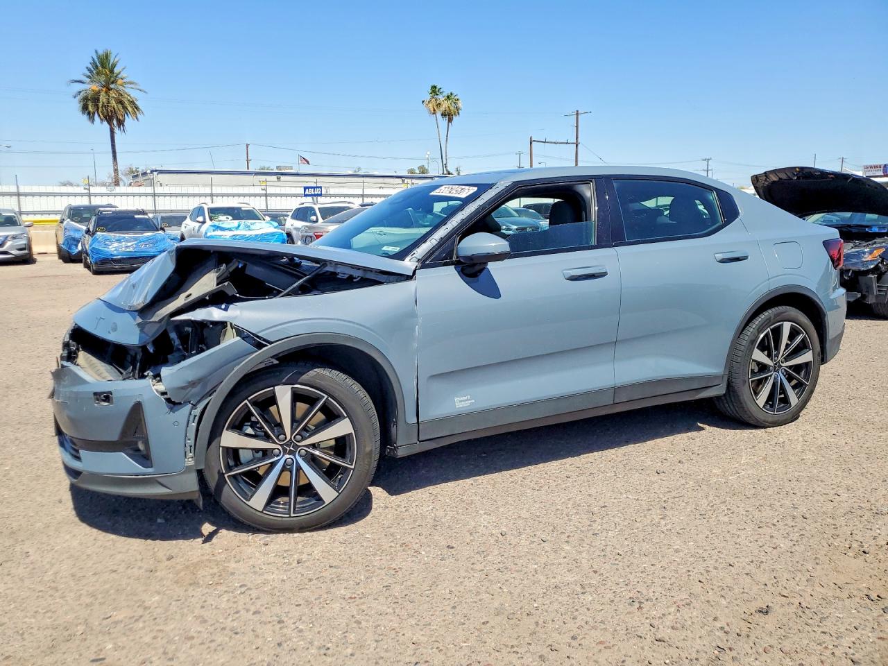 2021 Polestar 2 Launch Edition, VIN LPSED3KA2ML018756 — Front end