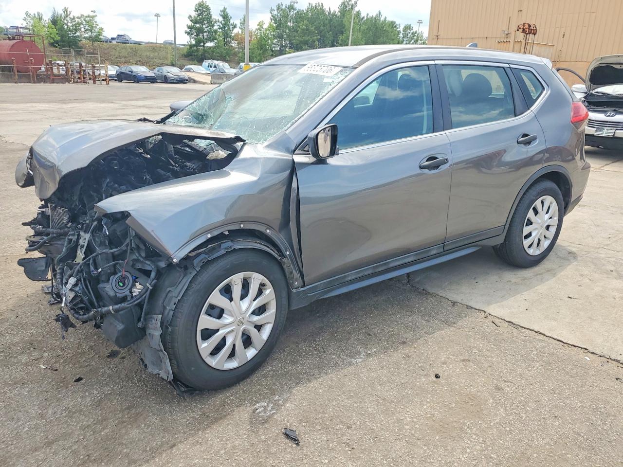 2017 Nissan Rogue S, VIN 5N1AT2MT0HC810732 — Engine fire