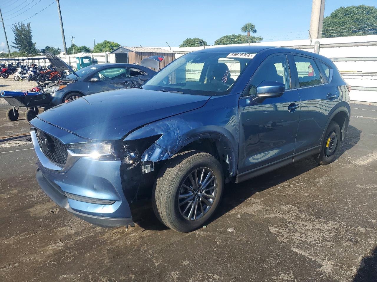 2021 Mazda CX-5 Sport, VIN JM3KFABM2M0355293 — Front end