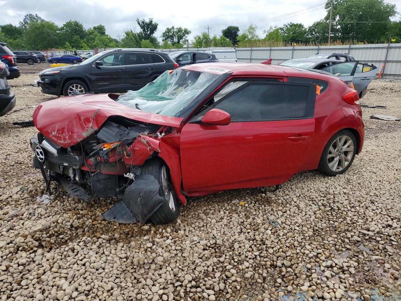 2017 Hyundai Veloster, VIN KMHTC6ADXHU306843 — All over