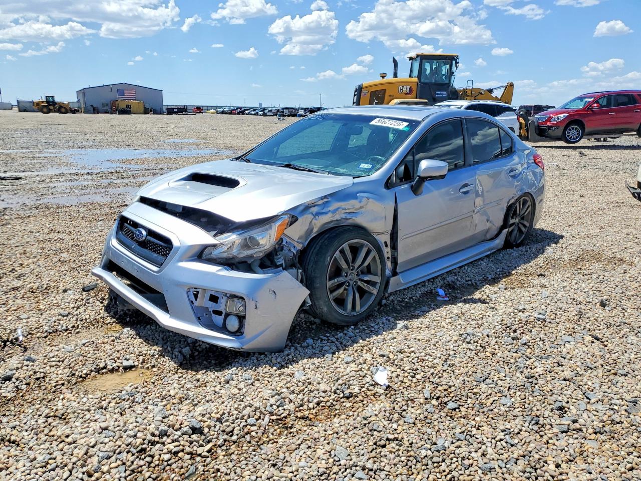 2017 Subaru WRX Premium, VIN JF1VA1E61H8823058 — Front end