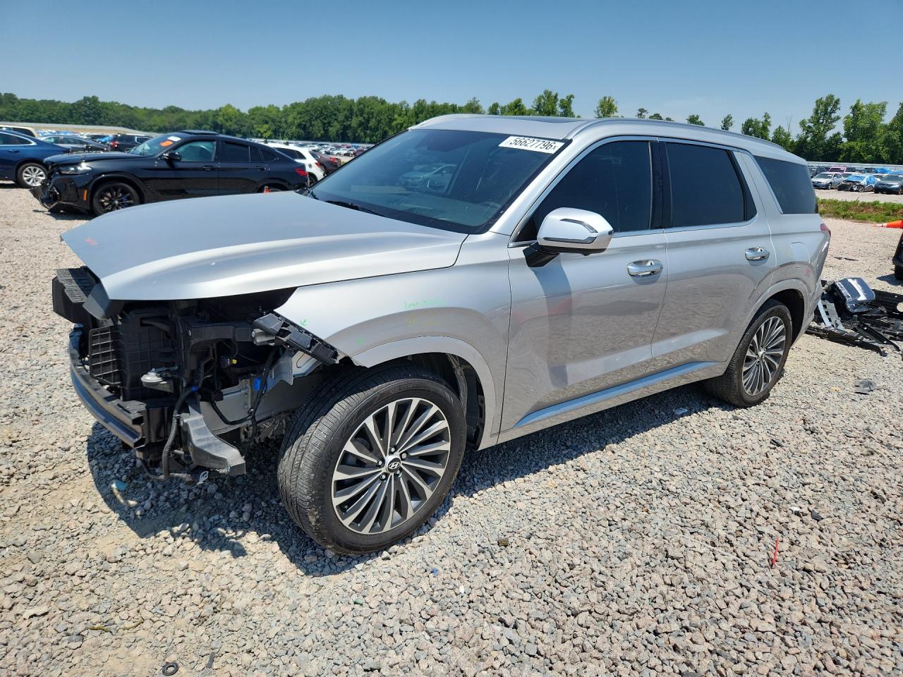 2024 Hyundai Palisade Calligraphy, VIN KM8R7DGE6RU695257 — Front end