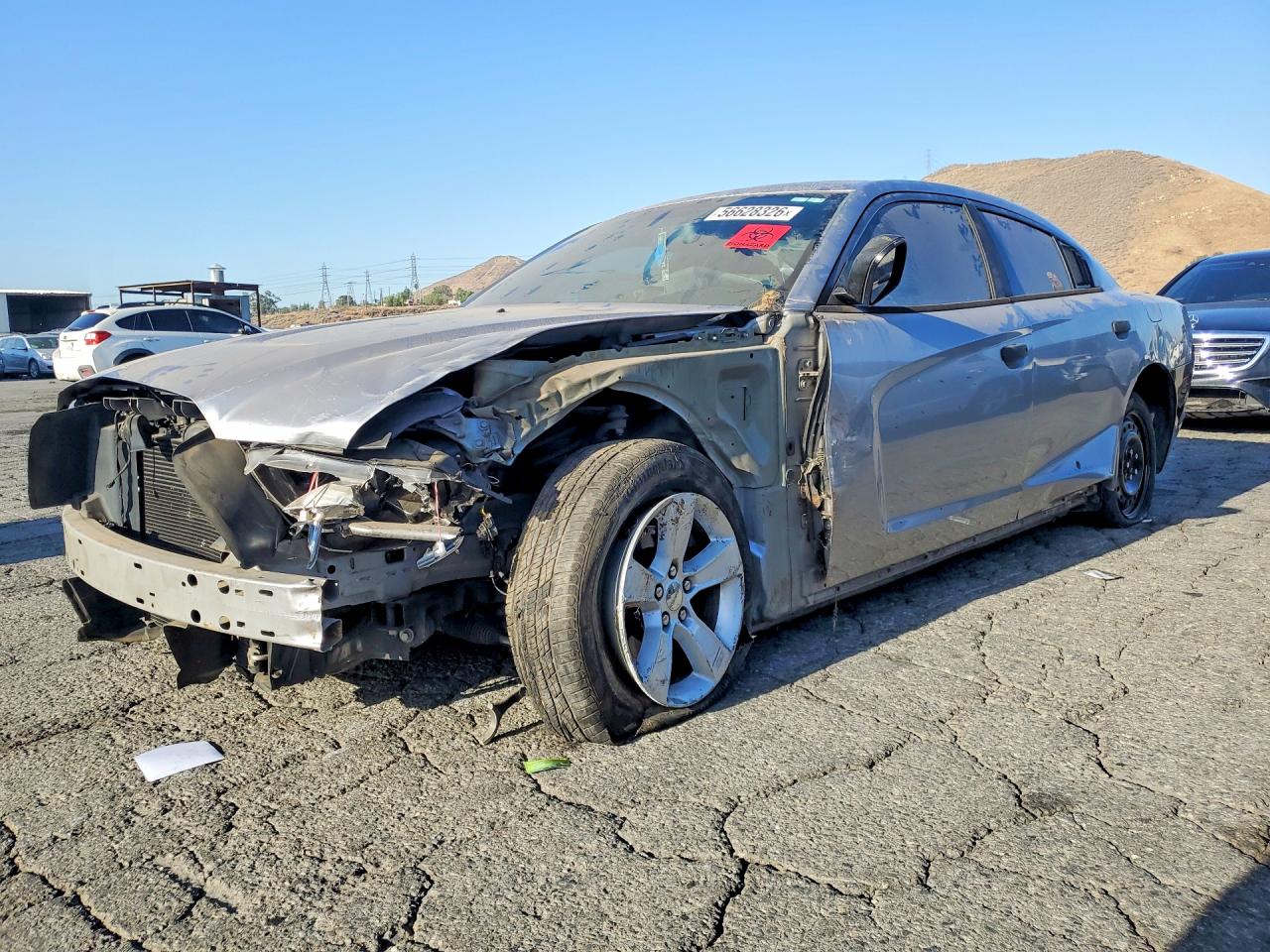 2013 Dodge Charger SE, VIN 2C3CDXBGXDH599998 — Front end