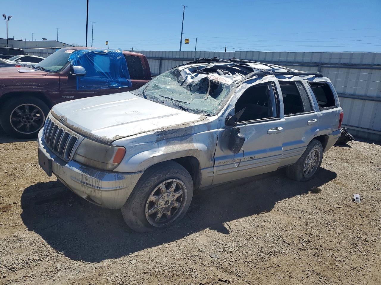2003 Jeep Grand Cherokee Limited, VIN 1J4GW58J93C525014 — Rollover