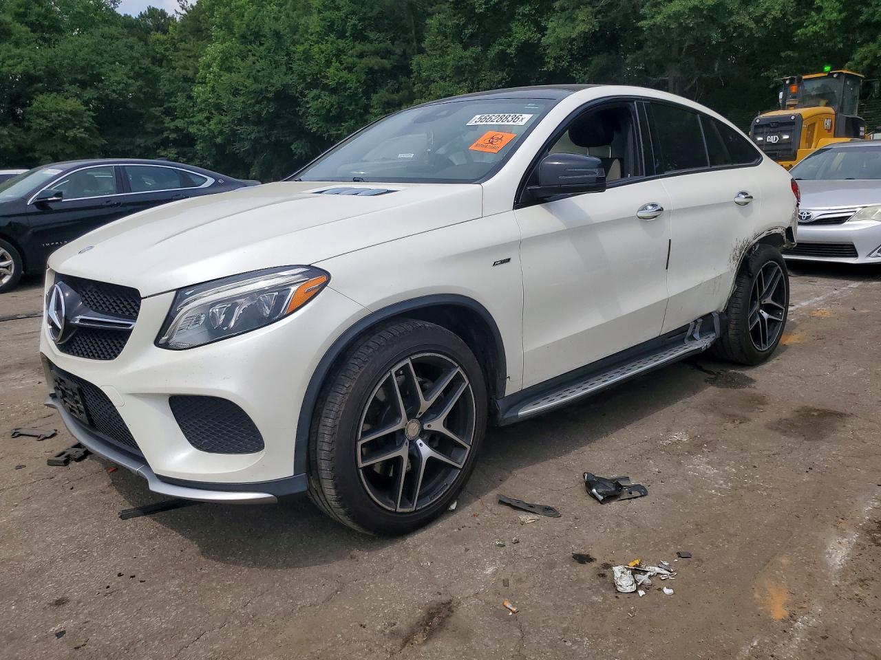 2016 Mercedes-Benz GLE 450 AMG, VIN 4JGED6EBXGA048354 — Rear end