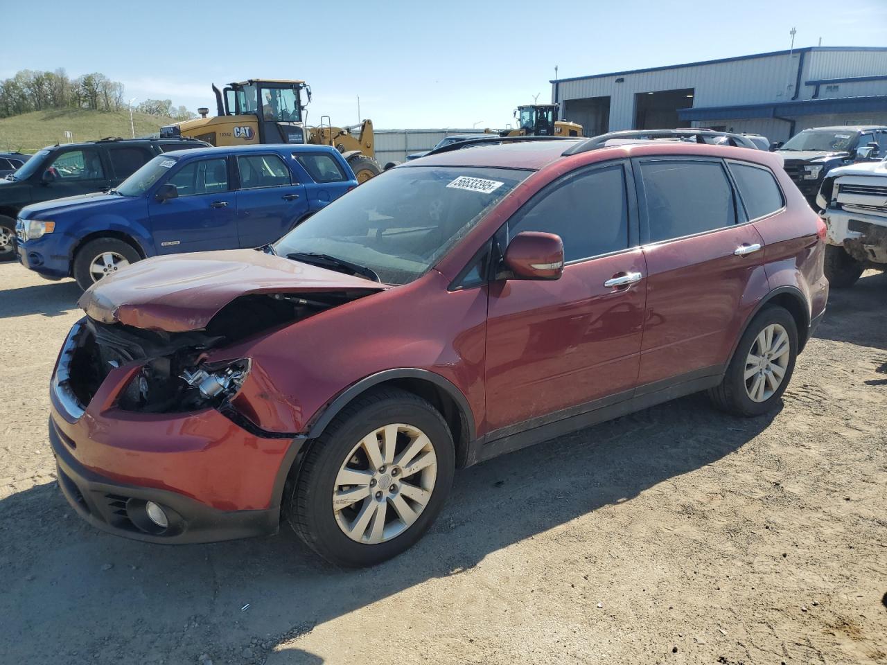 2012 Subaru Tribeca Limited, VIN 4S4WX9GD2C4401285 — Front end