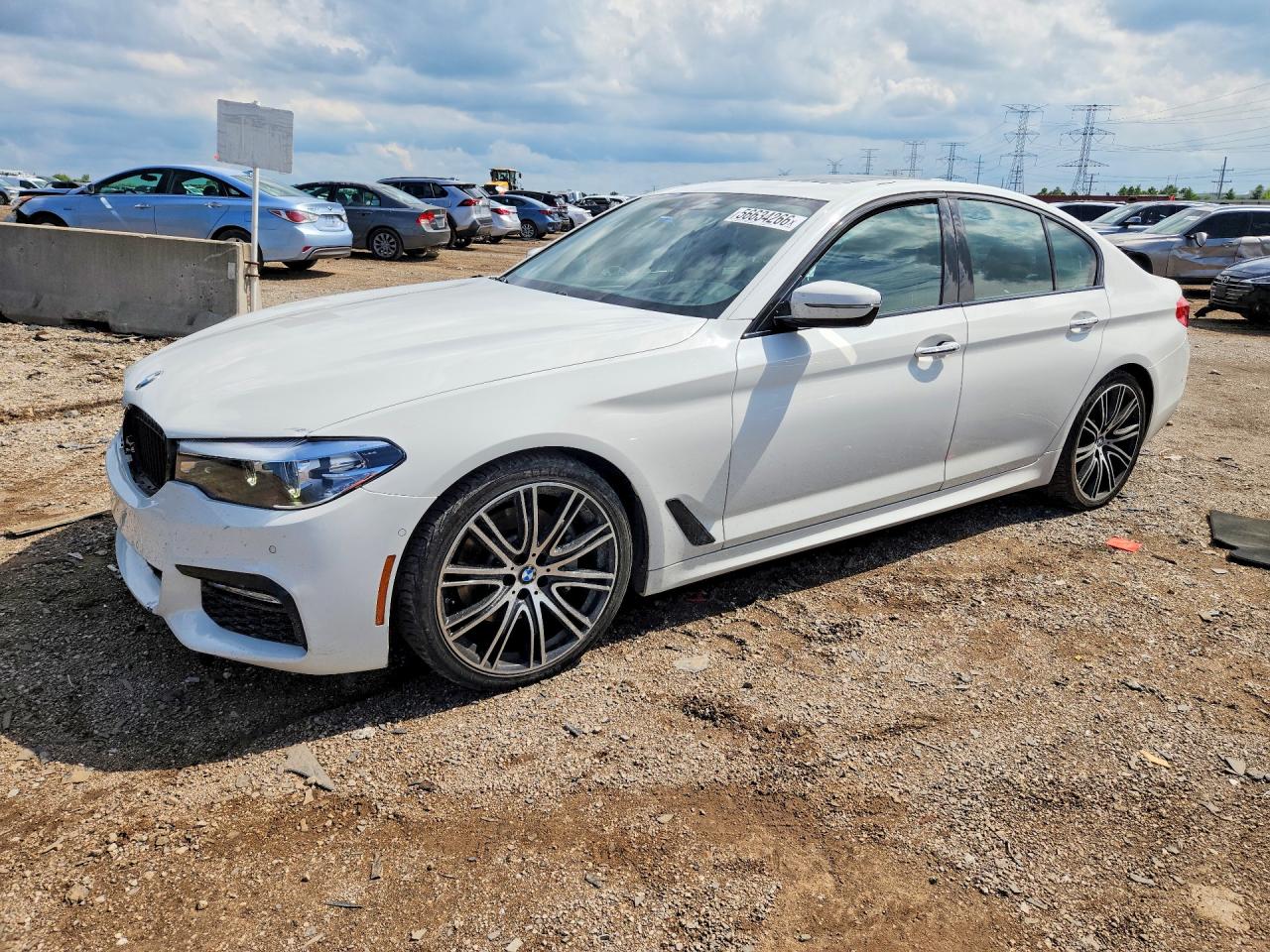 2018 BMW 5 Series 540i, VIN WBAJE5C58JWA95075 — Front end