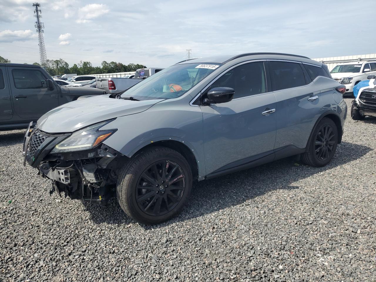 2022 Nissan Murano SV, VIN 5N1AZ2BJ8NC128497 — Front end