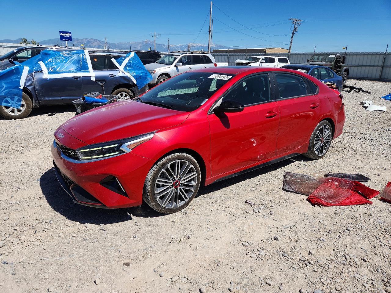 2023 Kia Forte GT, VIN 3KPF44AC9PE656603 — Rear end