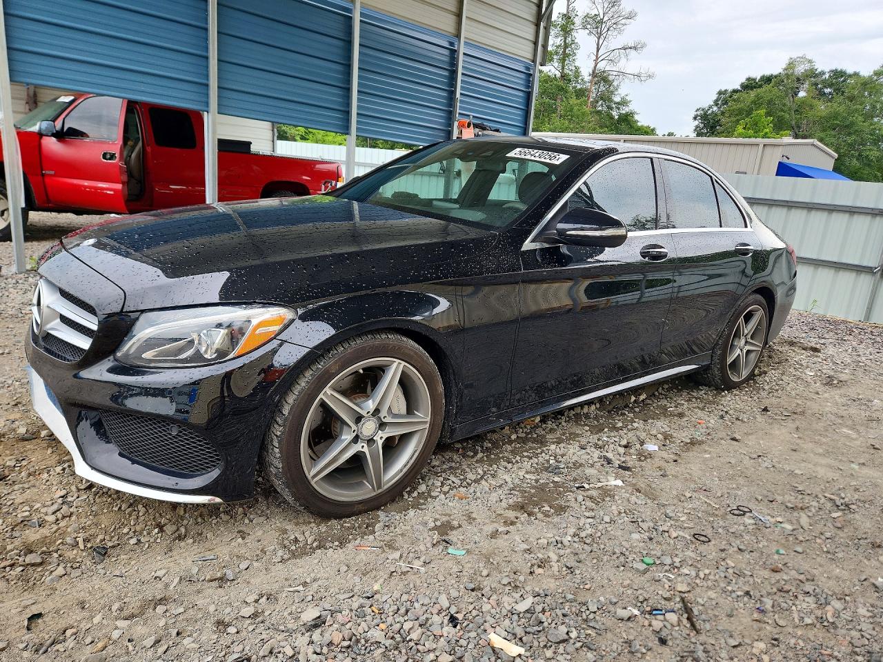 2015 Mercedes-Benz C 300, VIN 55SWF4JB1FU071684 — Front end