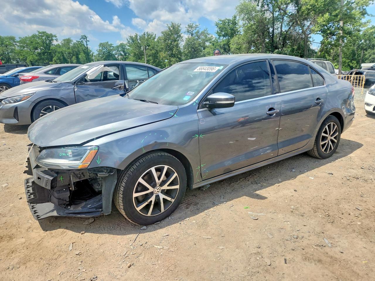2017 Volkswagen Jetta SE, VIN 3VWDB7AJ6HM289547 — Front end